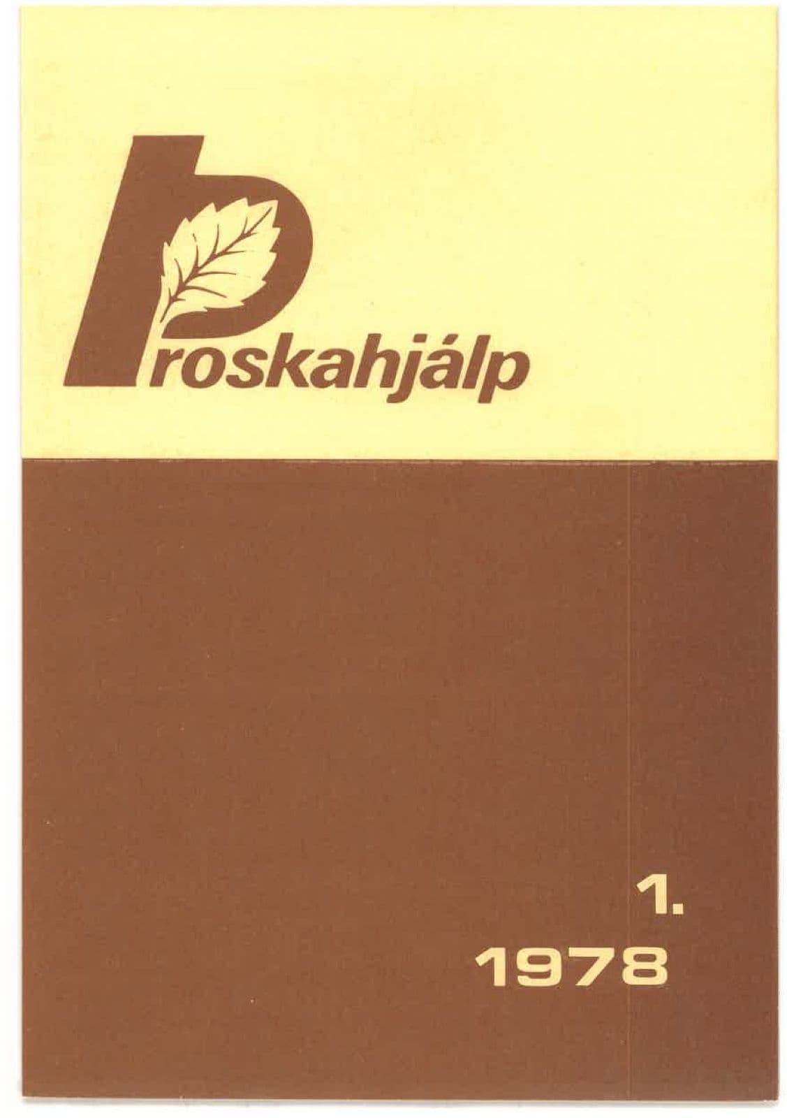 Forsíða fyrsta tölublaðs Tímaritsins Þroskahjálpar, 1978