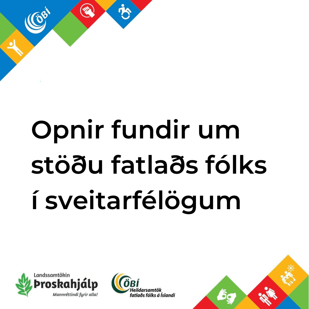 Uppfært: Fundarherferð um stöðu fatlaðs fólks