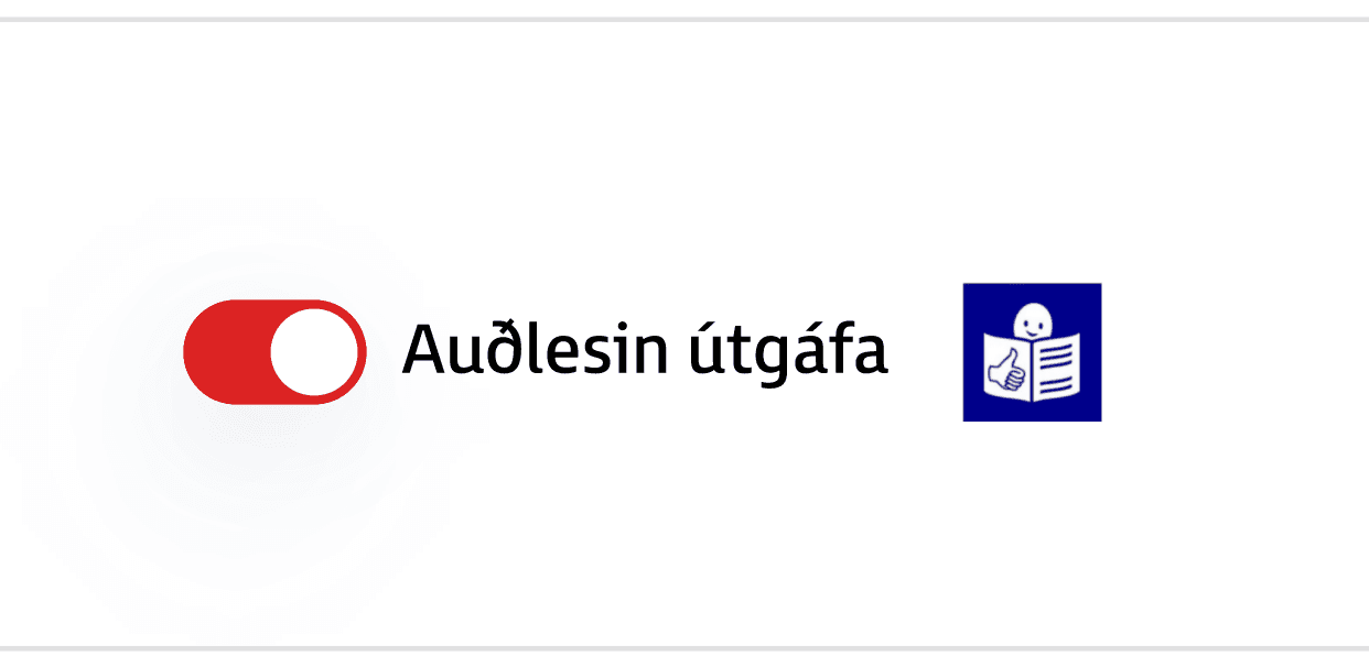 Vefur Strætó á auðlesnu máli!