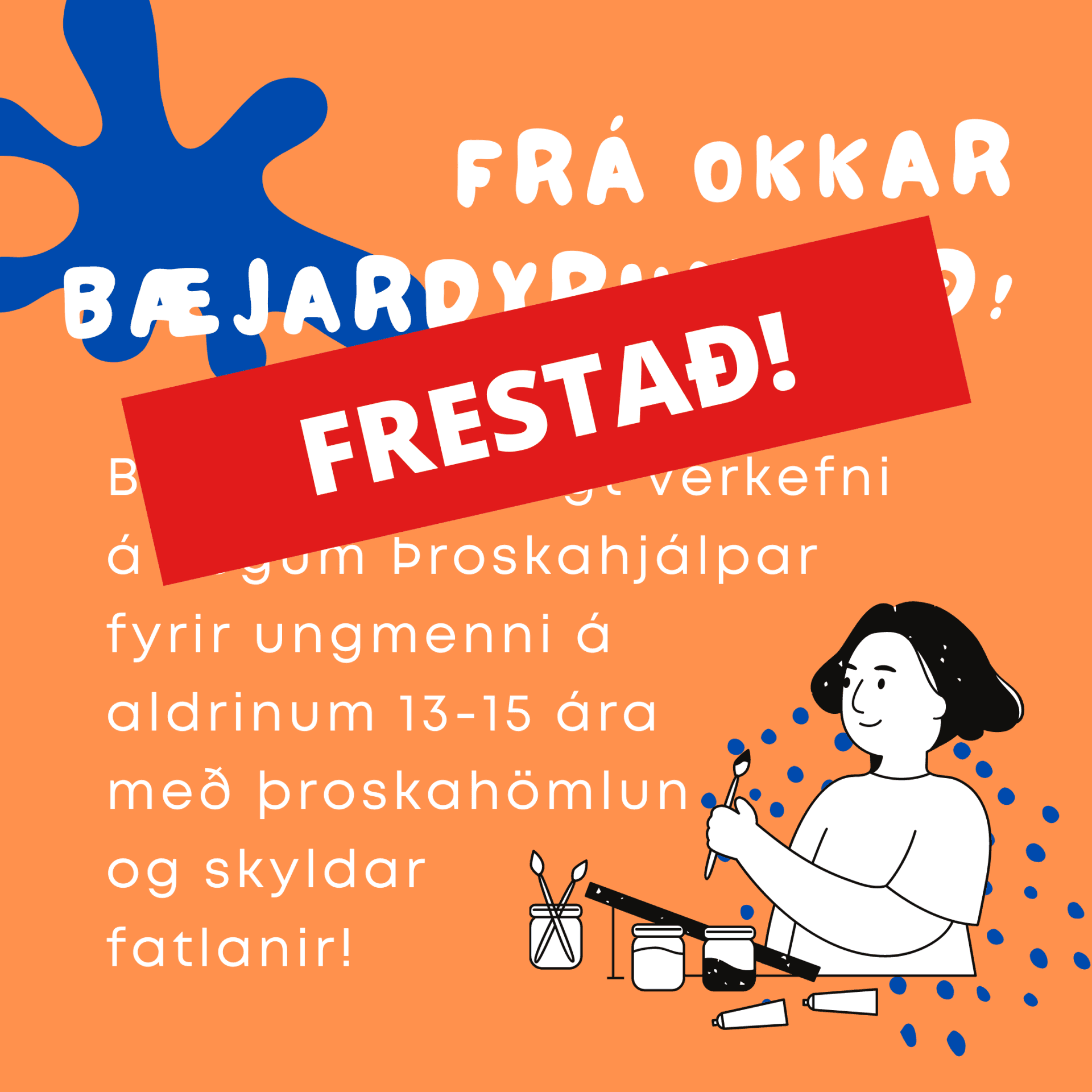 FRESTAÐ: Frá okkar bæjardyrum séð