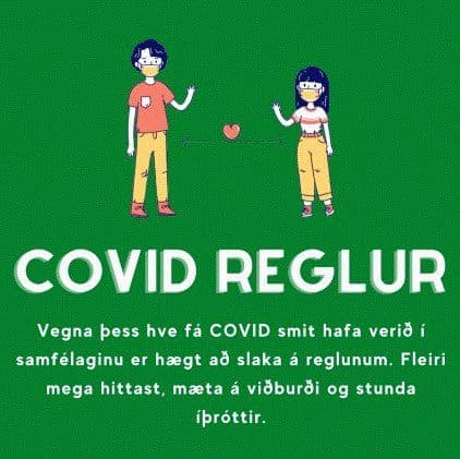 Nýjar reglur vegna COVID, 24. febrúar