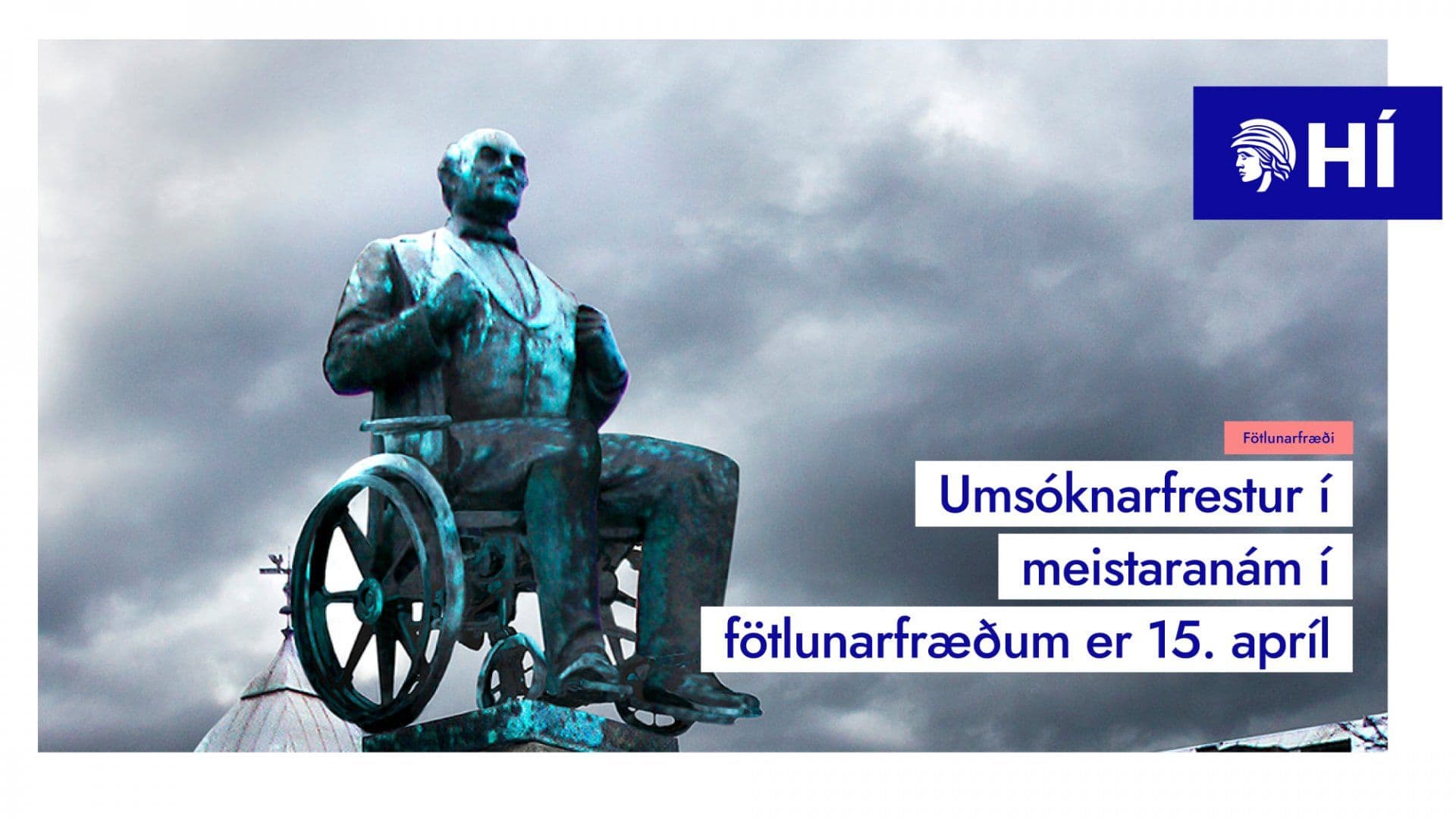 Umsóknarfrestur í meistaranám í fötlunarfræði