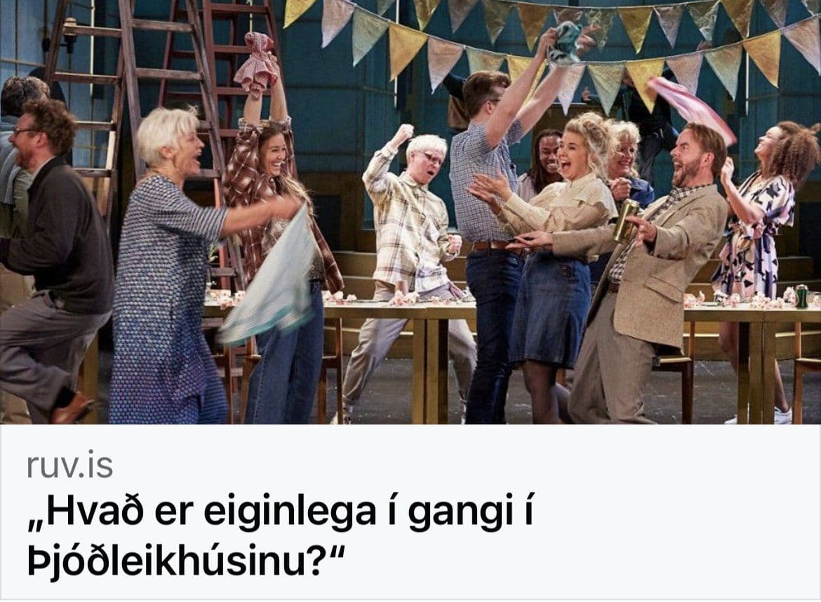 Vegna umræðu um ableisma á sviði Þjóðleikhússins
