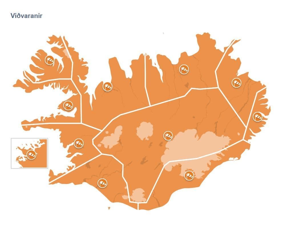 Lokað vegna veðurs - uppfært