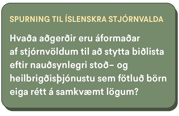 Spurning frá Þroskahjálp til nefndar um Samning sameinuðu þjóðanna um réttindi fatlaðs fólks
