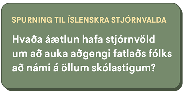 Spurning frá Þroskahjálp til nefndar um Samning sameinuðu þjóðanna um réttindi fatlaðs fólks