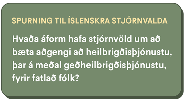 Spurning frá Þroskahjálp til nefndar um Samning sameinuðu þjóðanna um réttindi fatlaðs fólks