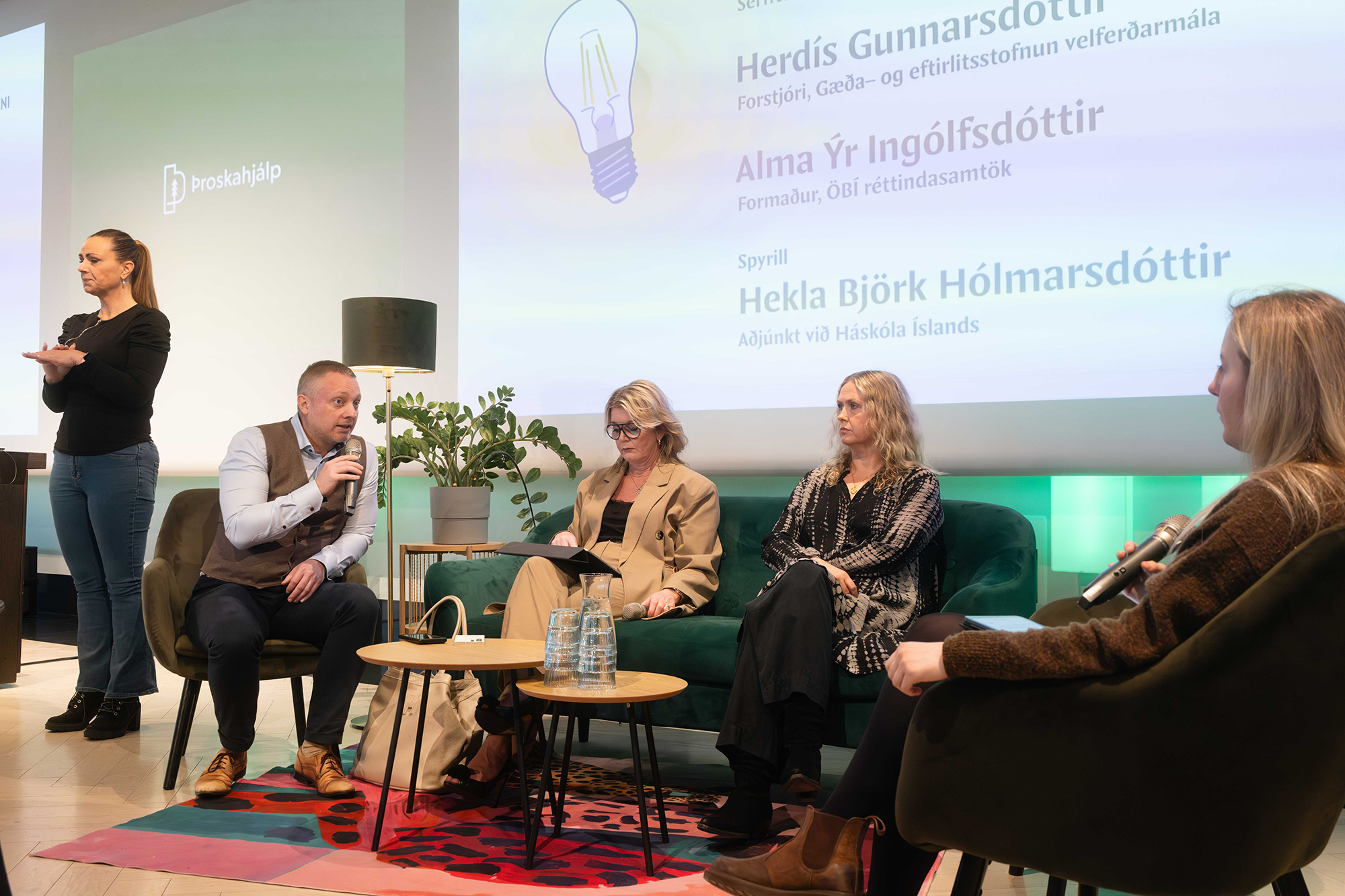 Þáttakendur í sófaspjalli