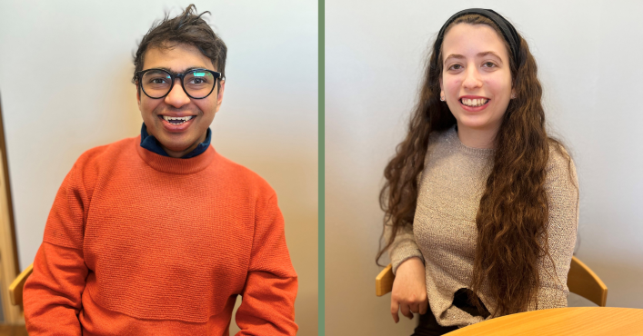 Fabiana og Haukur eru starfsnemar Þroskahjálpar