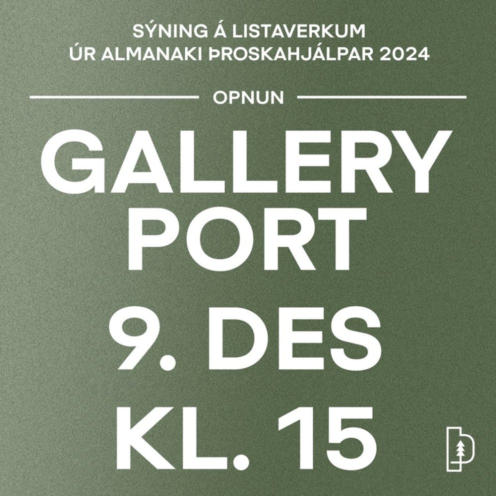 Listaverk Almanaksins 2024: Sýningaropnun í Gallery Port, 9. desember kl. 15