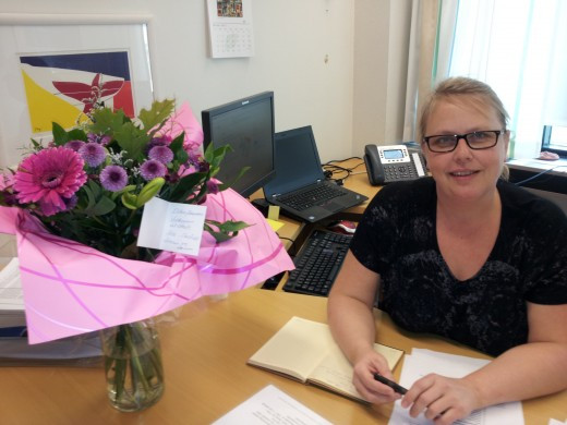 Nýr formaður mætt til starfa.