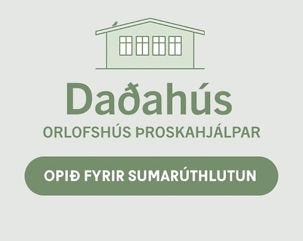 Daðahús: opið fyrir sumarúthlutanir 2026
