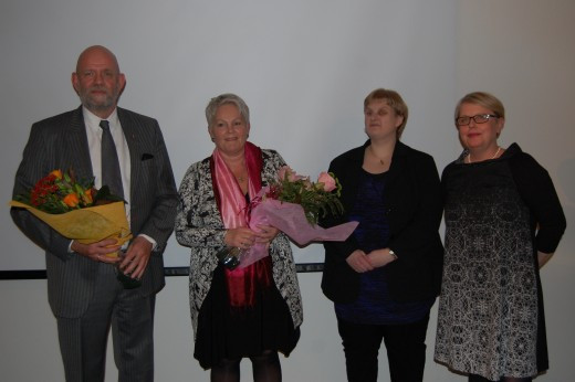 Gerður og Friðrik fengu Gullmerki samtakanna