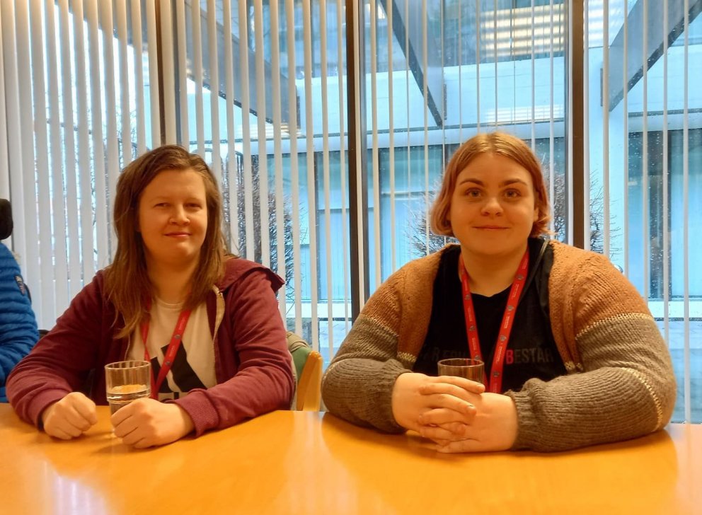 Eyrún og Dalrós á fundi með utanríkisráðherra