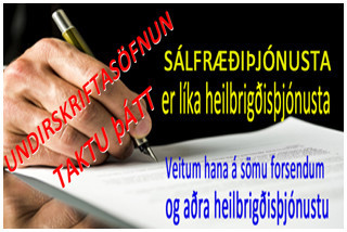 Undirskriftasöfnun: Sálfræðiþjónusta er líka heilbrigðisþjónusta