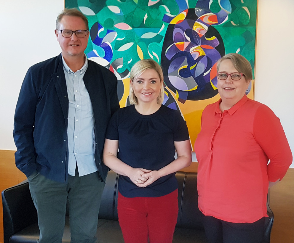 Fundur Landssamtakanna Þroskahjálpar með mennta- og menningarmálaráðherra.