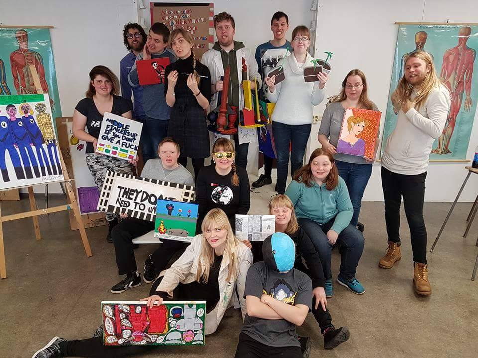 Diplómanám Myndlistaskólans í Reykjavík fyrir fólk með þroskahömlun. - Tækifæri til náms og listsköp&hellip;