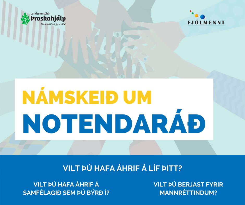 Námskeið um Notendaráð fyrir fatlað fólk