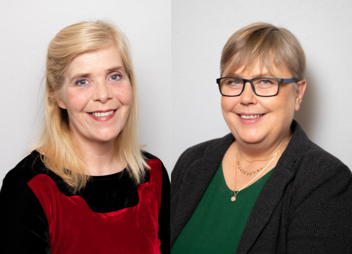 Anna Lára Steindal og Bryndís Snæbjörnsdóttir