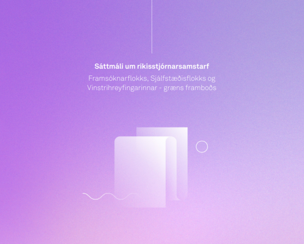 Nýr félagsmálaráðherra, stefnuyfirlýsing ríkisstjórnarinnar, fjárlög og fjármálastefna