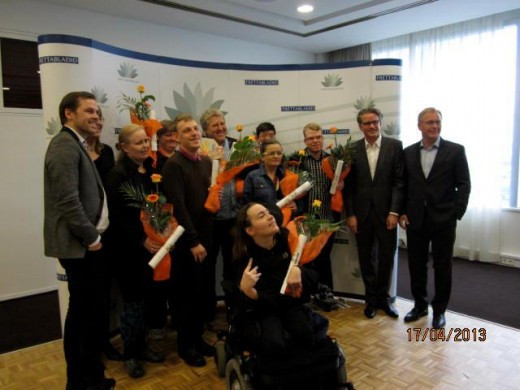 Við verðlaunahátíðina