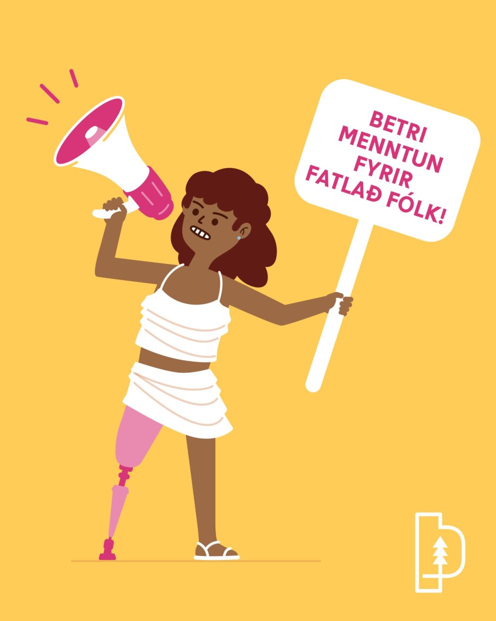 Réttindaganga á baráttudegi