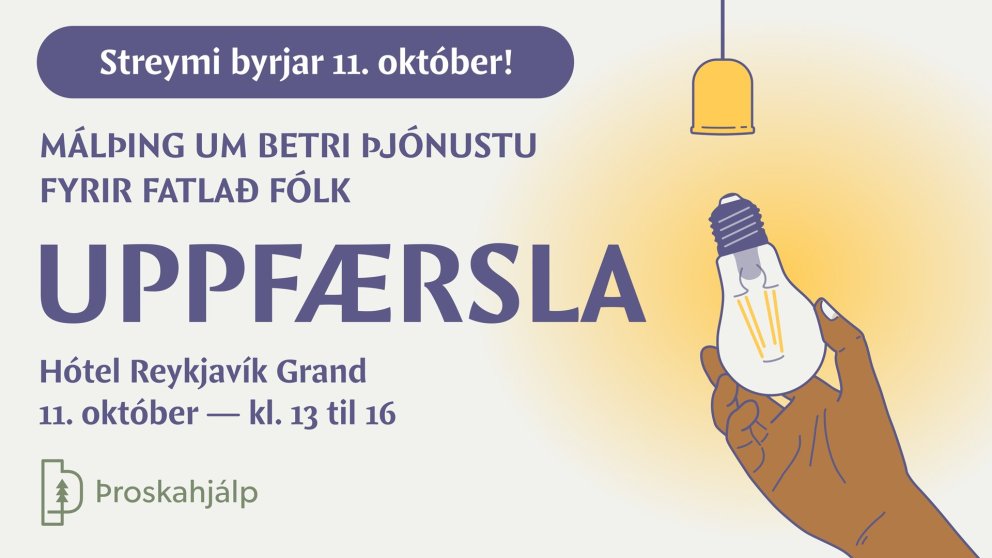 Uppfærsla - Streymi frá málþingi 11. október 2025