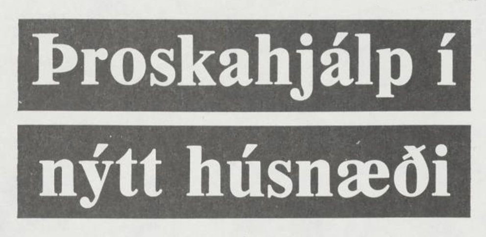 Þroskahjálp flytur