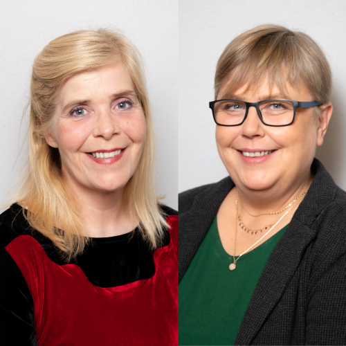 Anna Lára Steindal og Bryndís Snæbjörnsdóttir