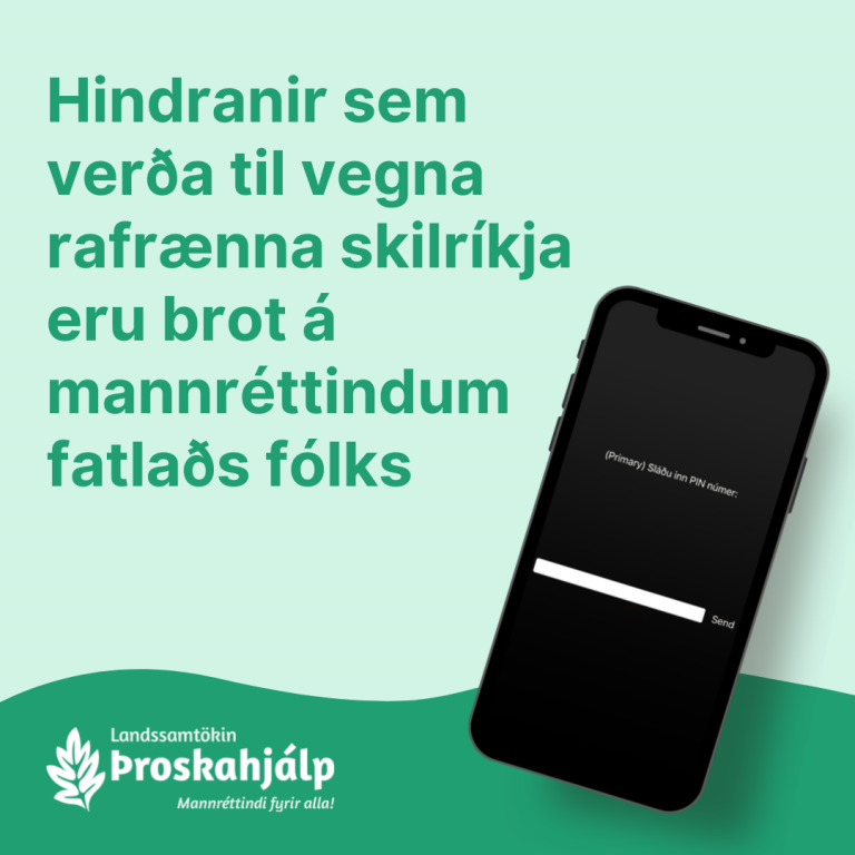 Erindi sent ráðherra vegna stafrænnar framþróunar