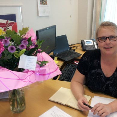 Nýr formaður mætt til starfa.