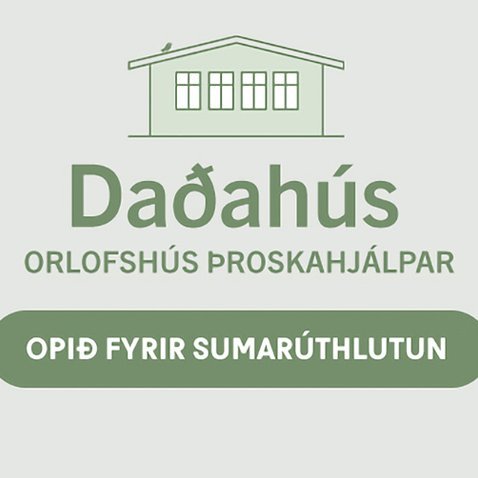Daðahús: opið fyrir sumarúthlutanir 2026