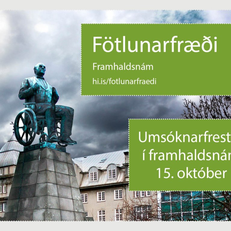 Opið er fyrir umsóknir í meistaranám í fötlunarfræði til og með 15. október 2020.