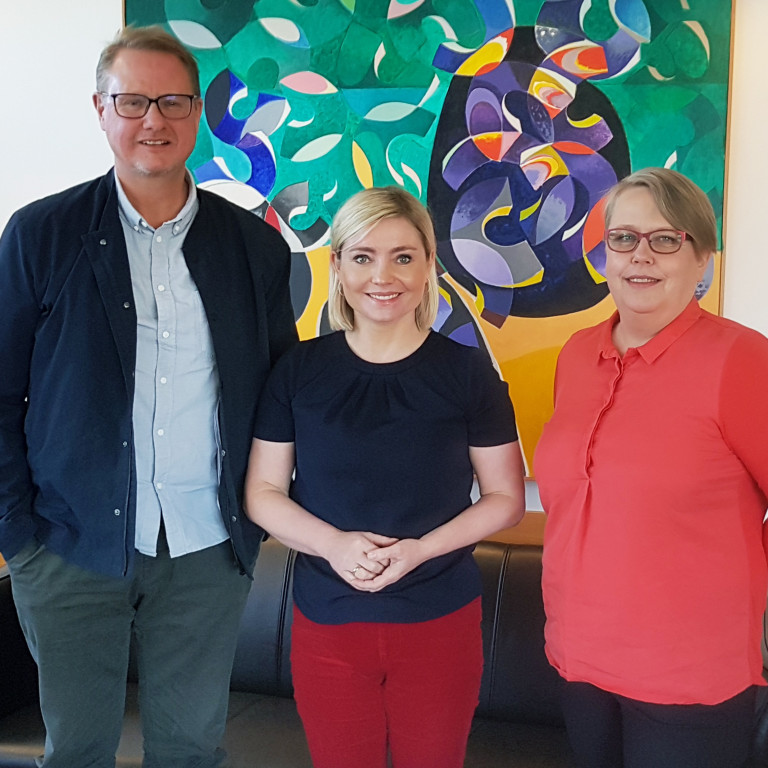 Fundur Landssamtakanna Þroskahjálpar með mennta- og menningarmálaráðherra.