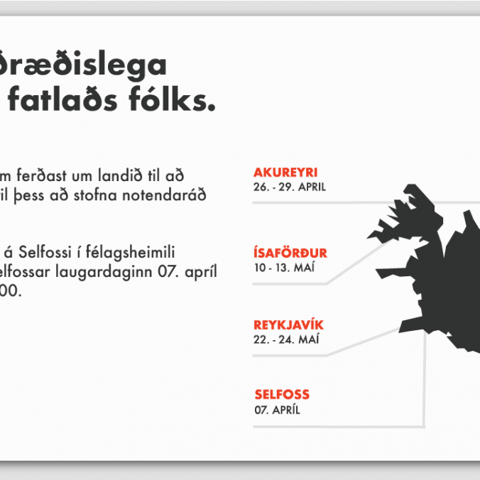 Átak fundar á landsbyggðinni í aðdraganda sveitastjórnarkosninga
