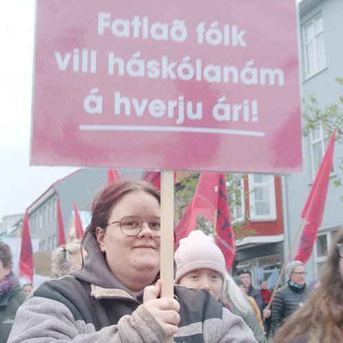 Áskorun um að fötluðu fólki sé hleypt inn í Háskóla Íslands á hverju ári