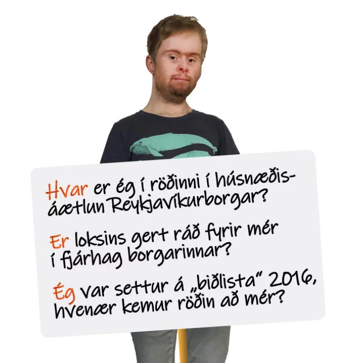 Kjartan Ólafsson og fjölskylda hans vöktu mikla athygli fyrir baráttu sína. Mynd af heimasíðu Kjarta…