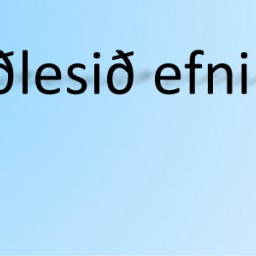 Skýringar á ályktunum landsþings á auðlesnu máli