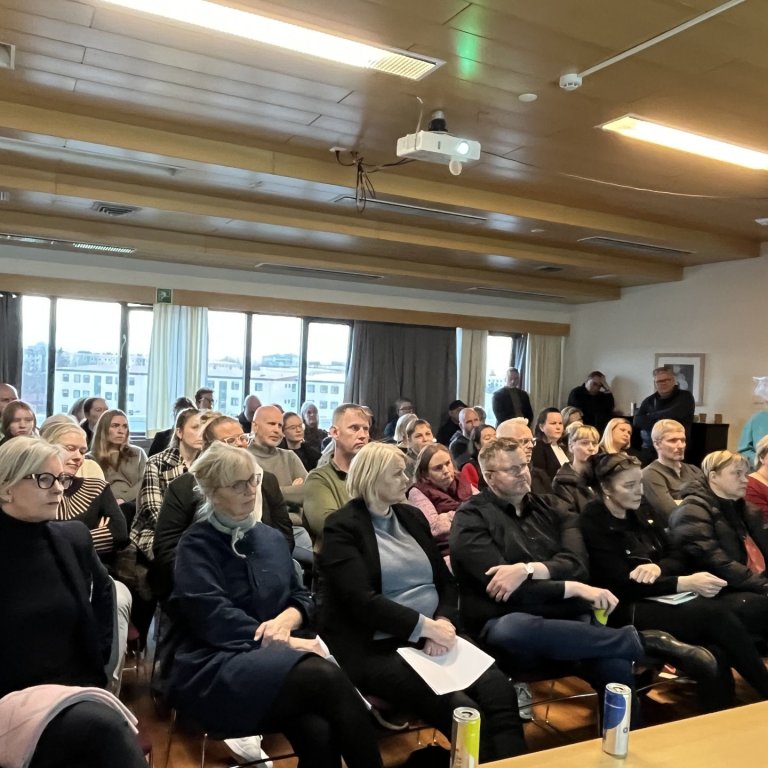 Húsfylli var á fundinum.