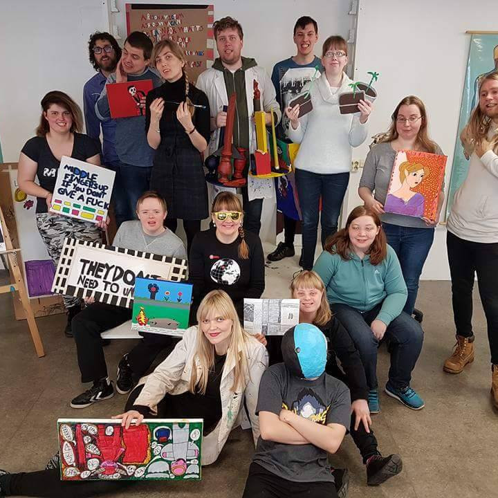 Diplómanám Myndlistaskólans í Reykjavík fyrir fólk með þroskahömlun. - Tækifæri til náms og listsköp…