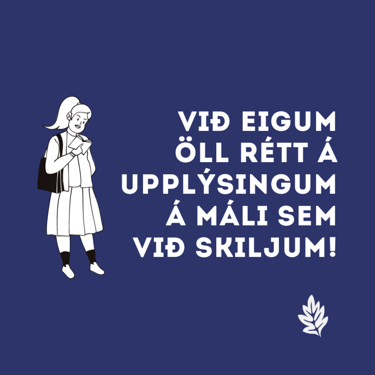 RÚV birtir nú fréttir á auðlesnu máli