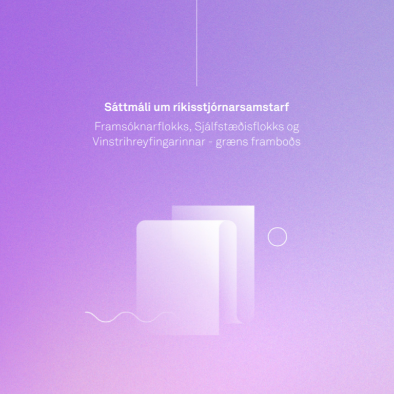 Nýr félagsmálaráðherra, stefnuyfirlýsing ríkisstjórnarinnar, fjárlög og fjármálastefna