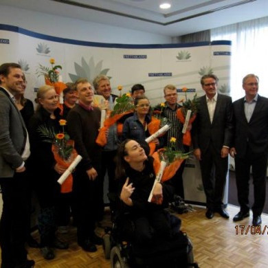 Við verðlaunahátíðina