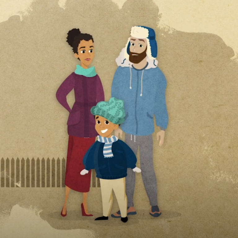 Skjáskot úr myndböndunum.