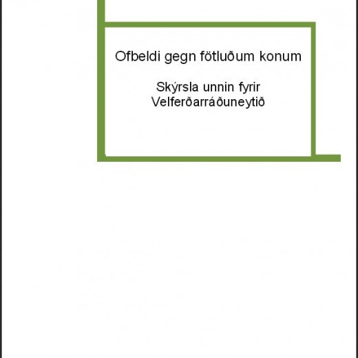 Skýrsla Velferðaráðuneytisins