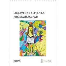 Almanak Þroskahjálpar 2026, forsíða, Elín Sigríður María Ólafsdóttir