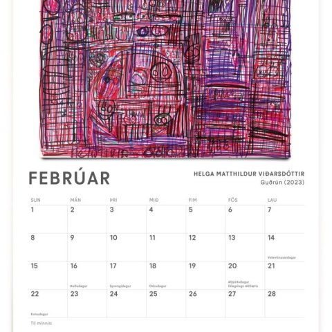 Almanak Þroskahjálpar 2026, febrúar, Helga Matthildur Viðarsdóttir