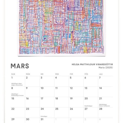 Almanak Þroskahjálpar 2026, mars, Helga Matthildur Viðarsdóttir