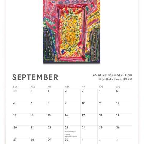 Almanak &THORN;roskahj&aacute;lpar 2026, september, Kolbeinn J&oacute;n Magn&uacute;sson