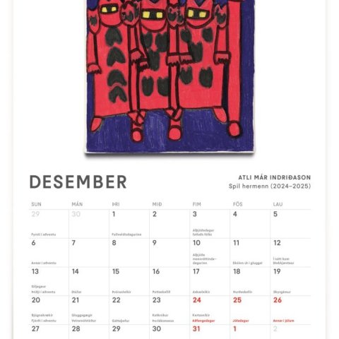 Almanak &THORN;roskahj&aacute;lpar 2026, desember, Atli M&aacute;r Indri&eth;ason